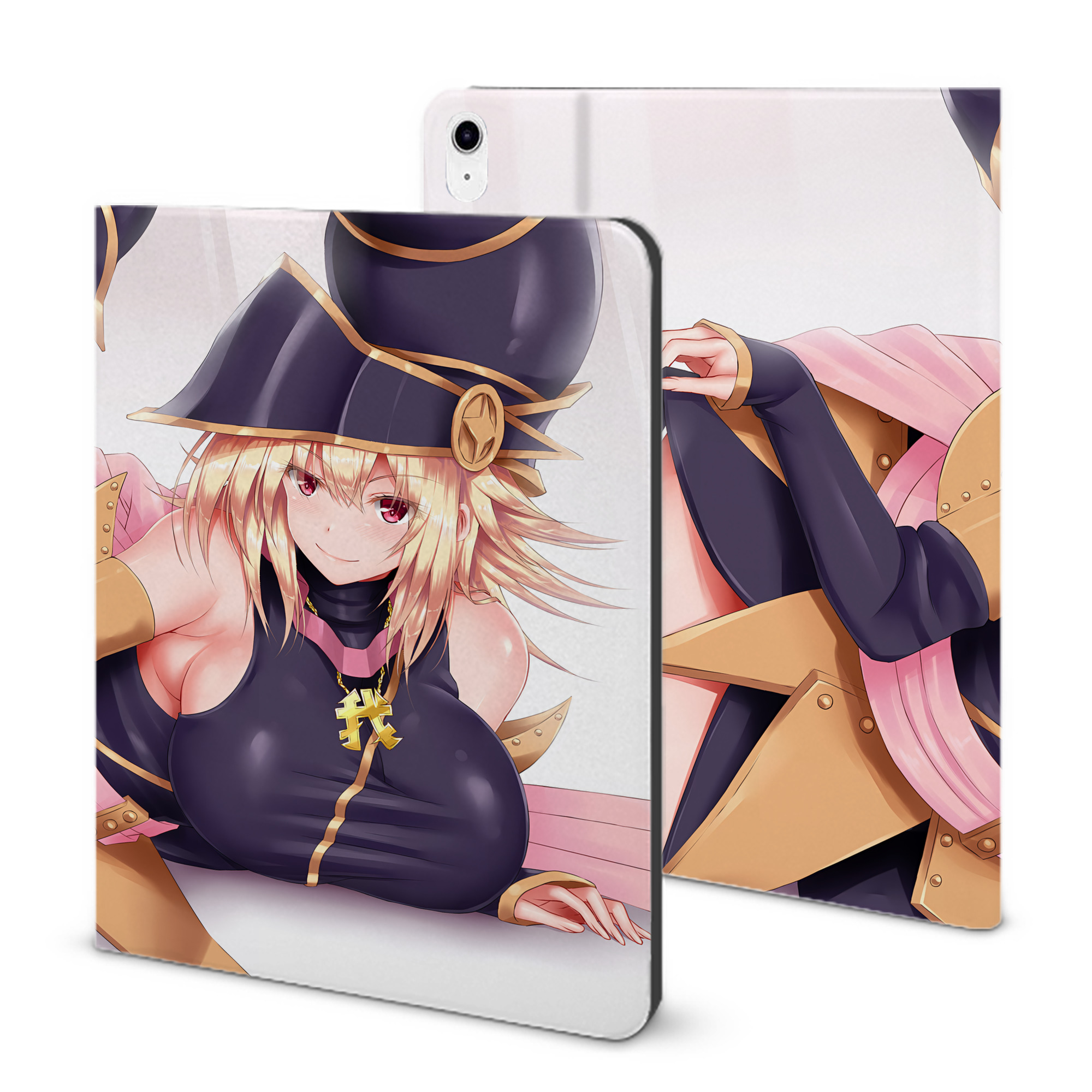 （画像用） 遊☆戯☆王 Yu-Gi-Oh! IPad ケース ブック型 PUレザー TPU 耐衝撃 軽量 薄型 ペン収納なし 全面保護 IPad 各モデル対応